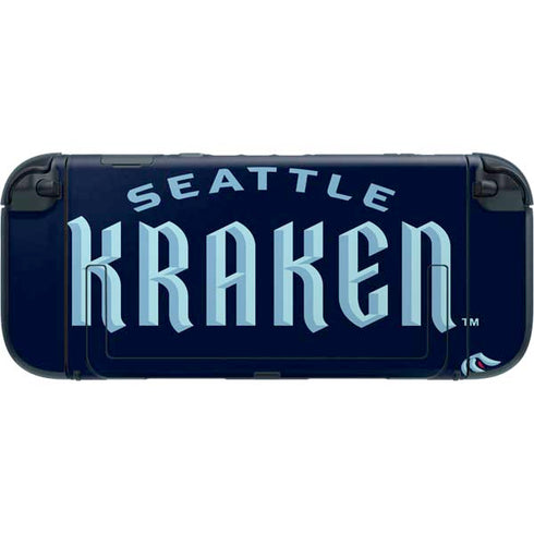 NHL Seattle Kraken Script Nintendo Switch 2 (2025) with Joy-Con Skin